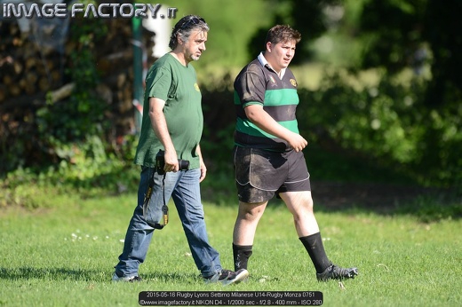 2015-05-16 Rugby Lyons Settimo Milanese U14-Rugby Monza 0751